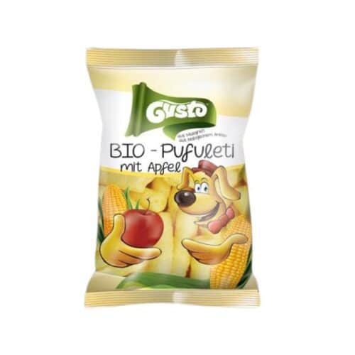 Gusto Pufuleți eco cu măr - 50g