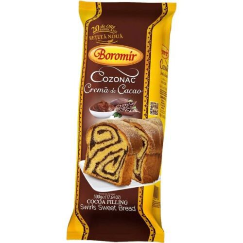 Cozonac cremă de cacao - Boromir - 450g