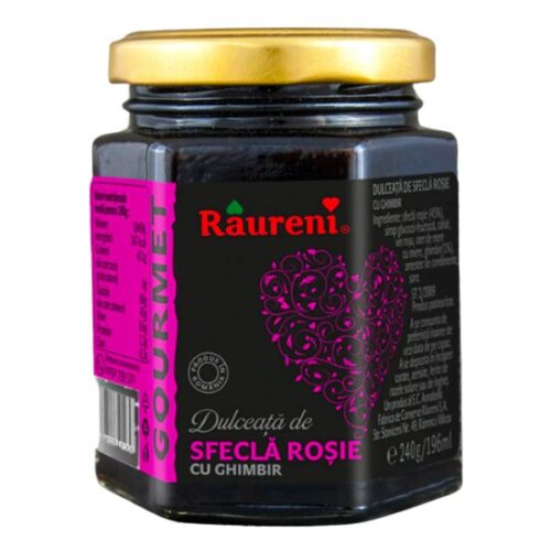 Raureni dulceata de sfecla rosie cu ghimbir 240g