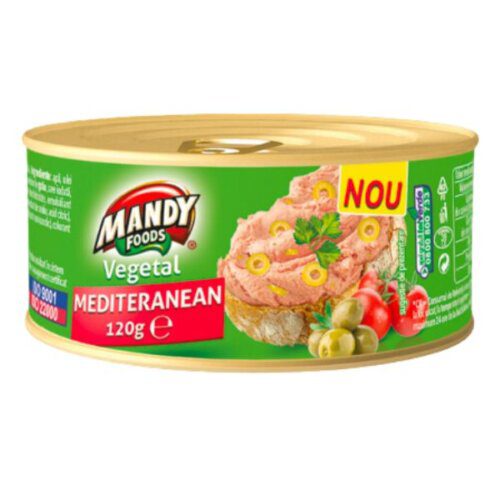 Mandy pate vegetal mediteranean 120g