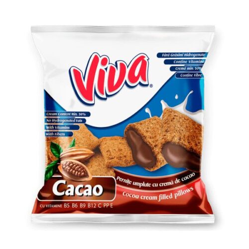 Viva pernuțe umplute cu cremă de cacao - 200g