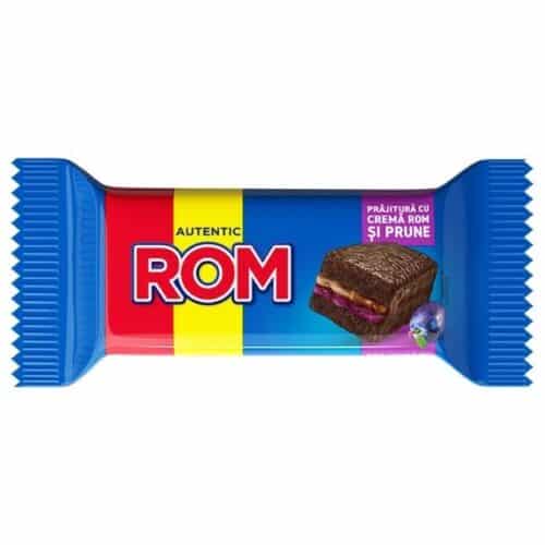 Rom autentic prajitură cu rom și prune -35g