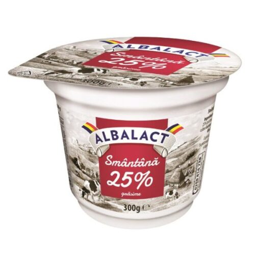 Smântână 25% grasime - Albalact - 300g