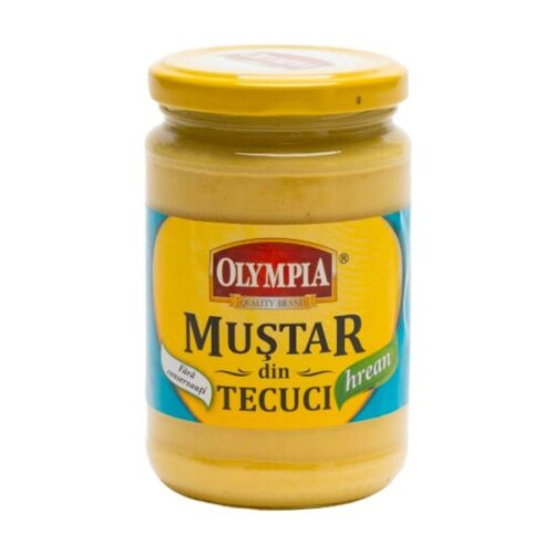 Olympia mustar din Tecuci cu hrean 300g