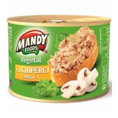 Mandy pate vegetal cu ciuperci 200g