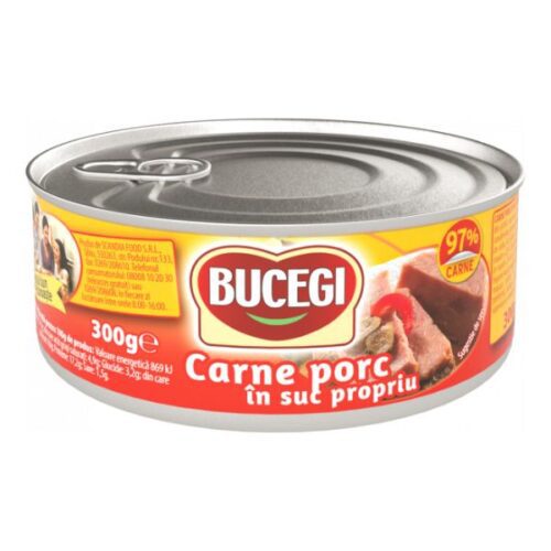 bucegi carne porc 97%, 300g