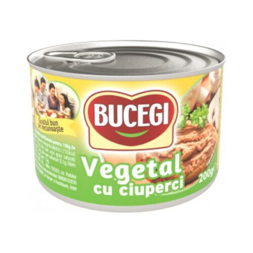 bucegi pate vegetal ciuperci 200g